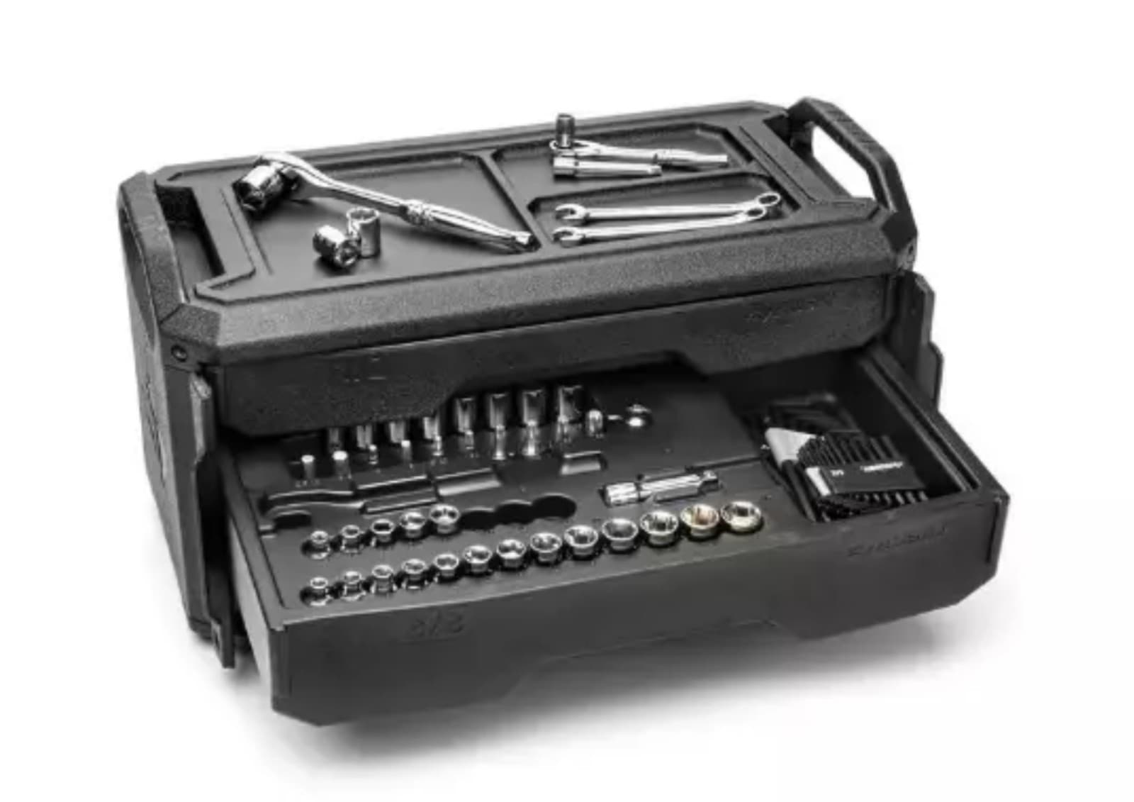 Husky Mechanics Tool Set 270 Piece Mechani'c Tools Set 3 Drawer Case Box - Thumbnail 6