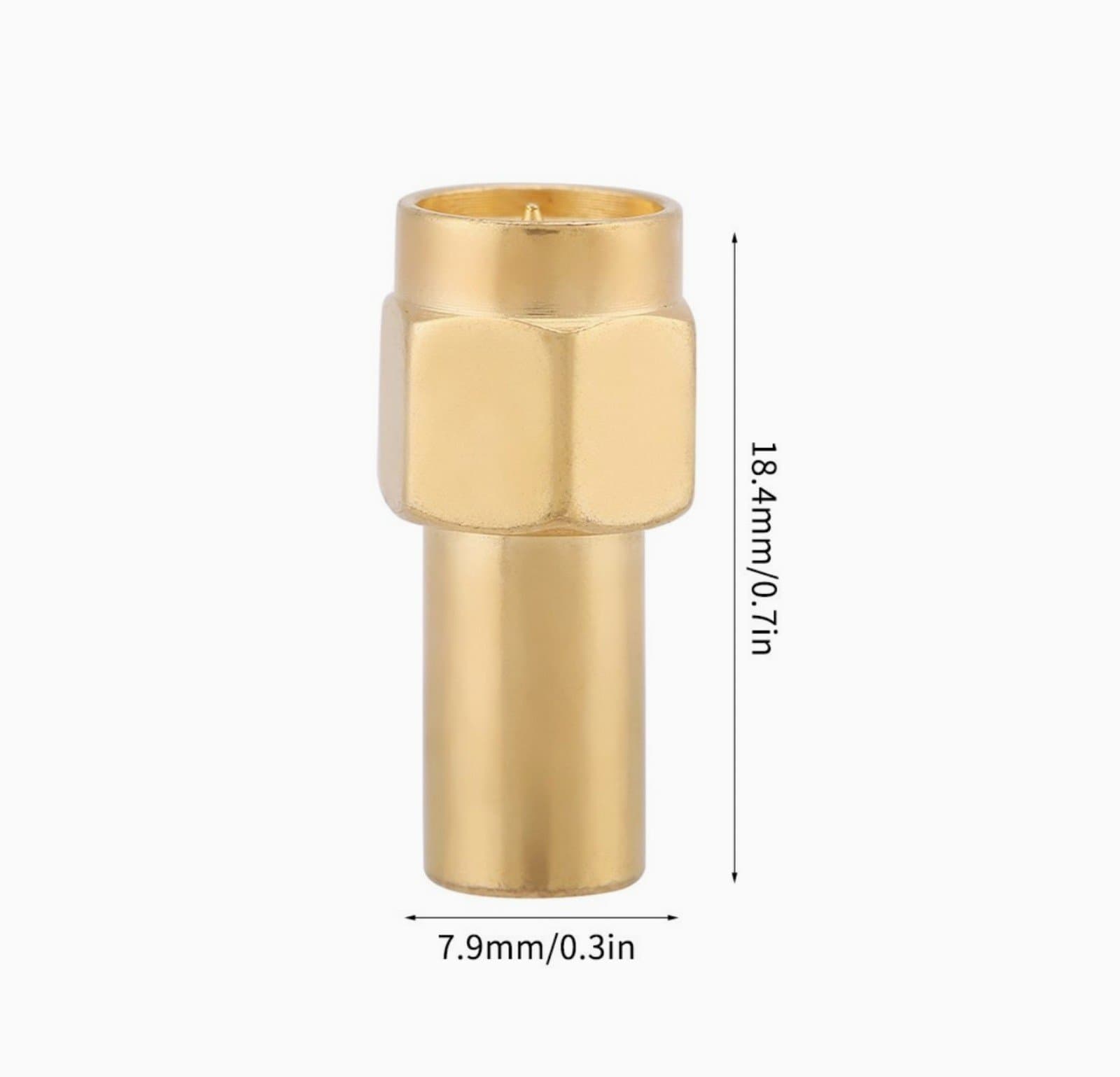 5pcs Coaxial Terminators, SMA Male Connector RF Coaxial Matched Terminator Male - Thumbnail 2