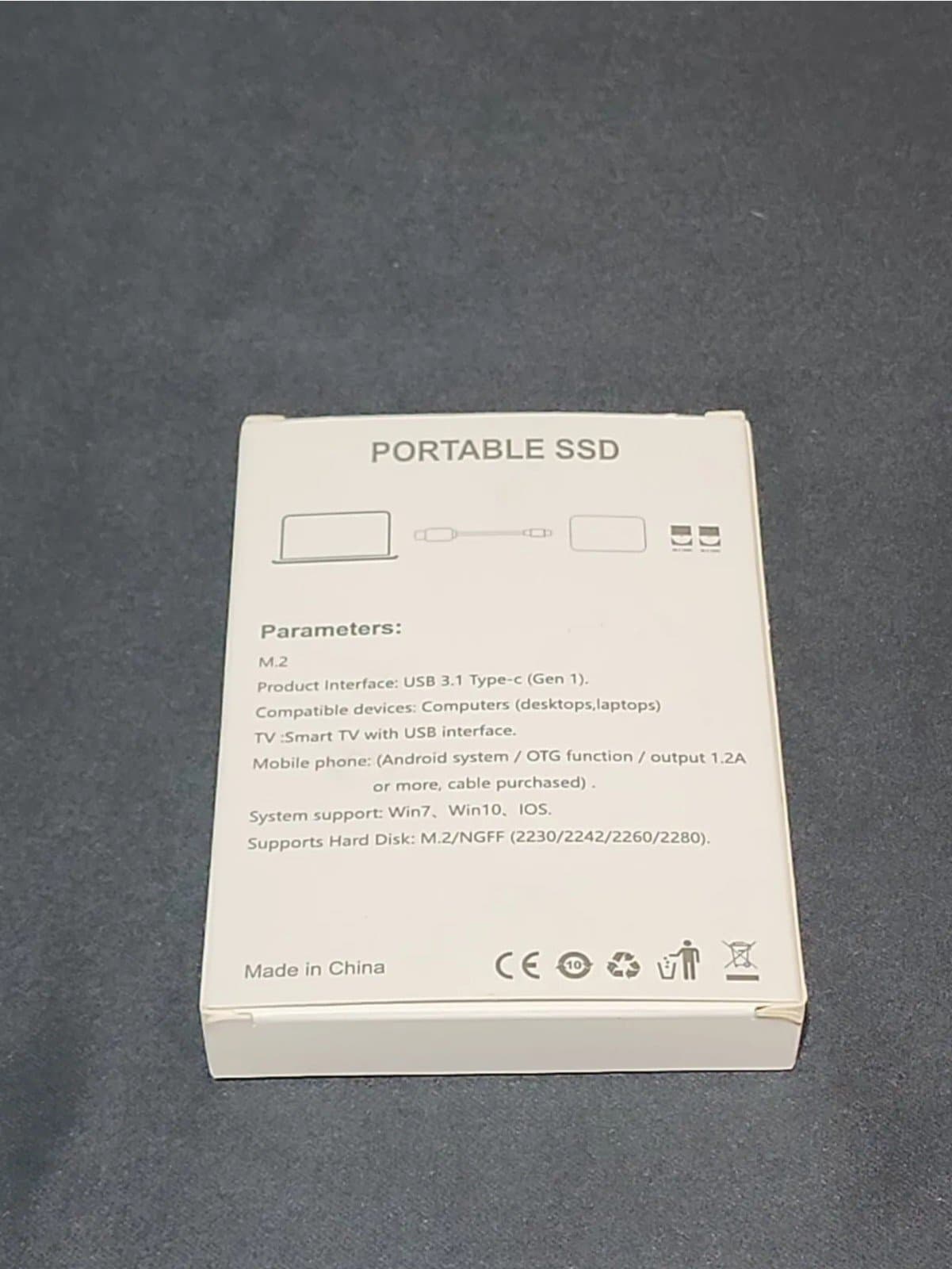 M.2 SSD Hard Drive Enclosure Case SHL-R320 Portable SSD USB 3.1 - Thumbnail 2