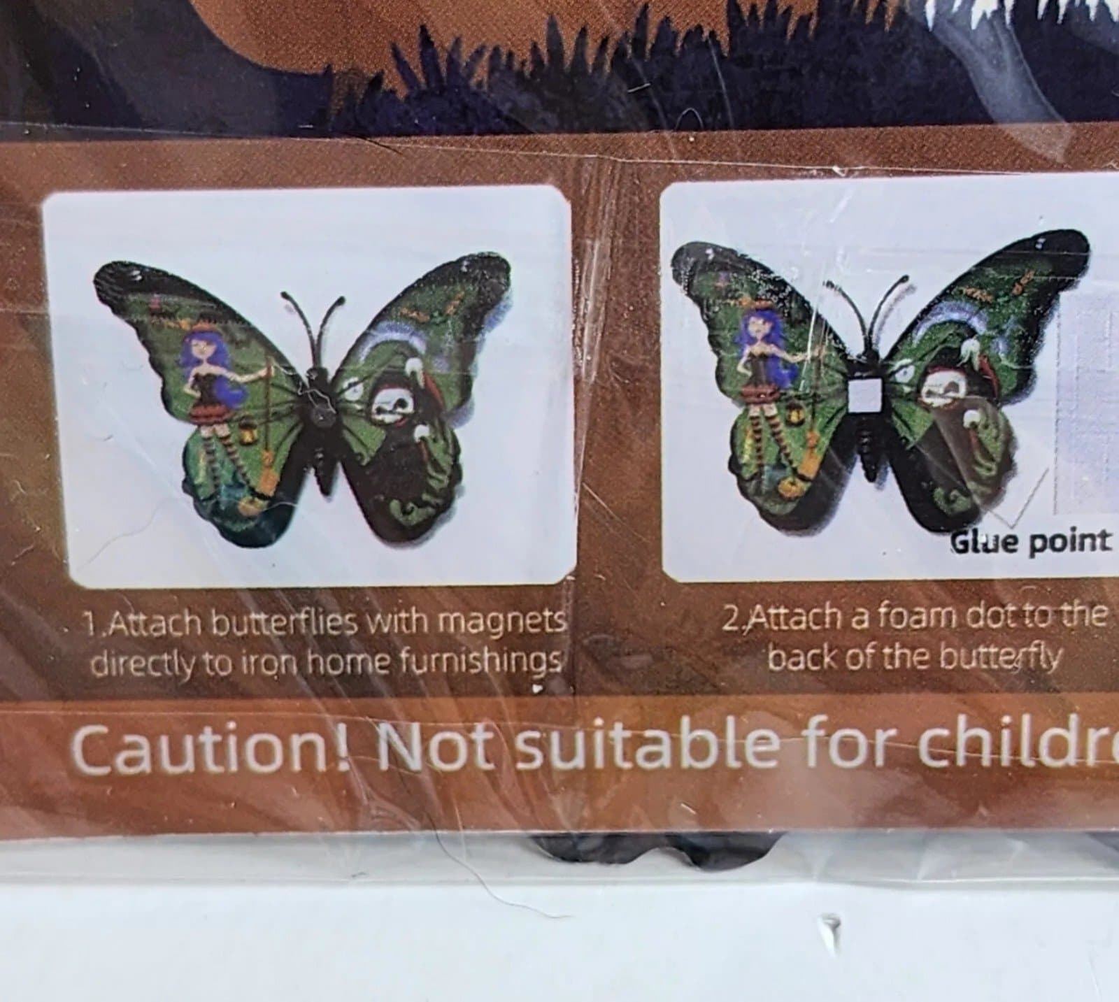 Butterfly Wall Decorations Magnet Stickers Butterflies - Thumbnail 8