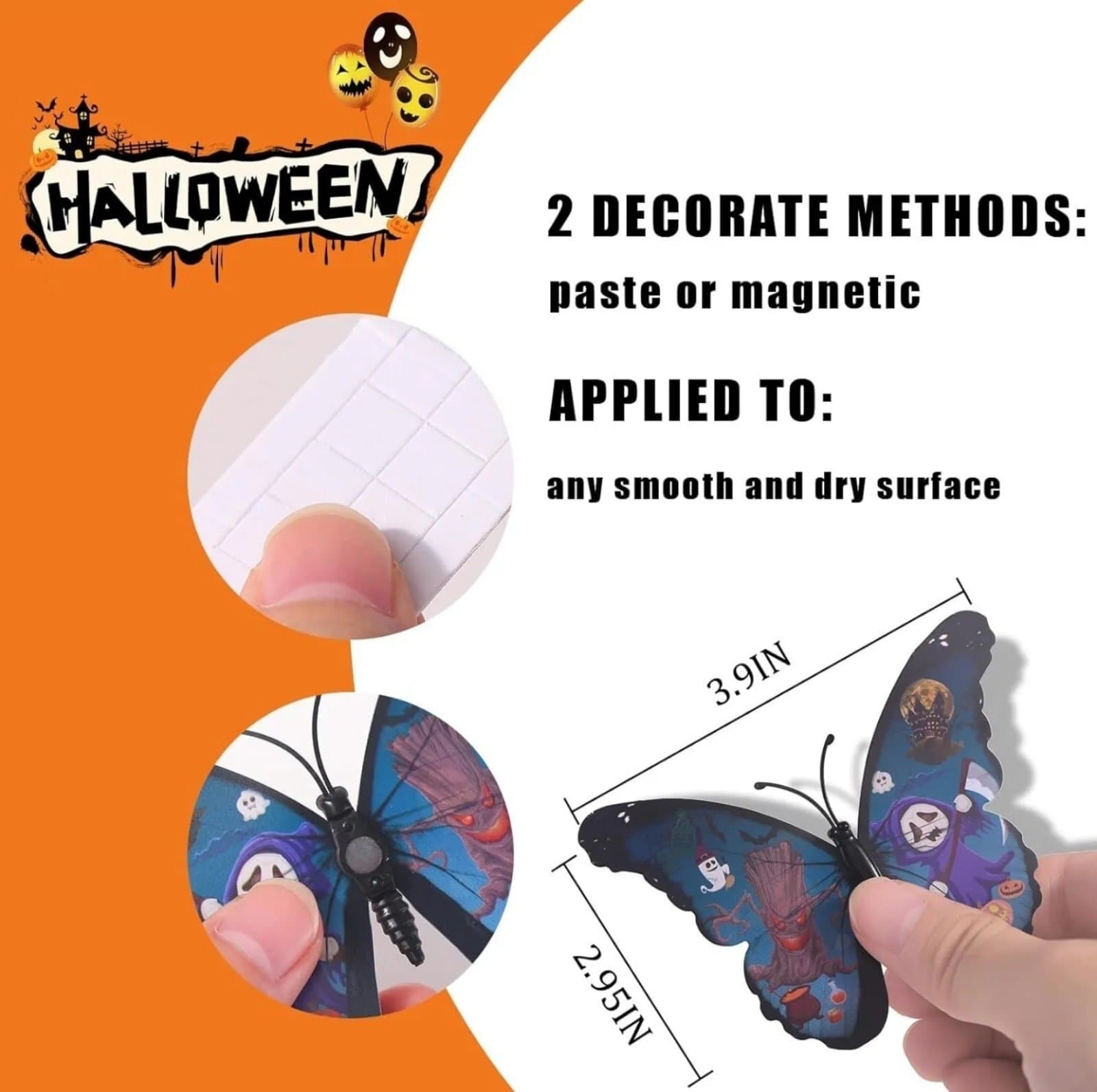 Butterfly Wall Decorations Magnet Stickers Butterflies - Thumbnail 3