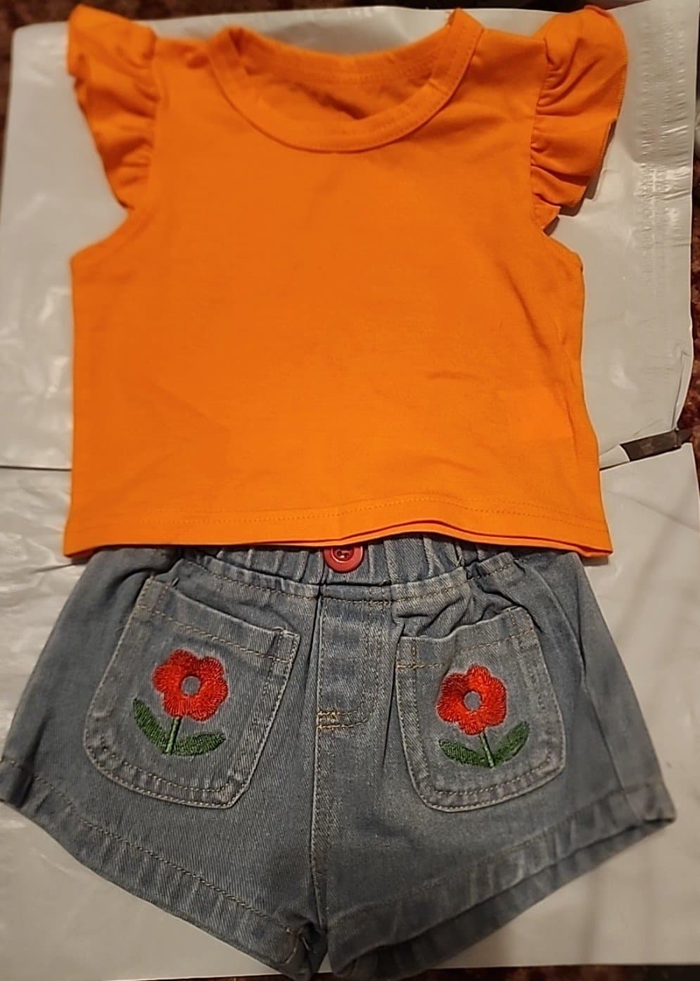 Girls 2pc Summer Outfit sz 12mo - Thumbnail 2