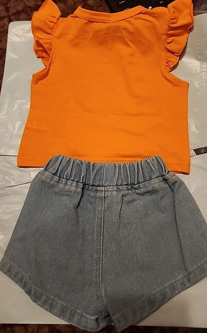 Girls 2pc Summer Outfit sz 12mo - Thumbnail 5