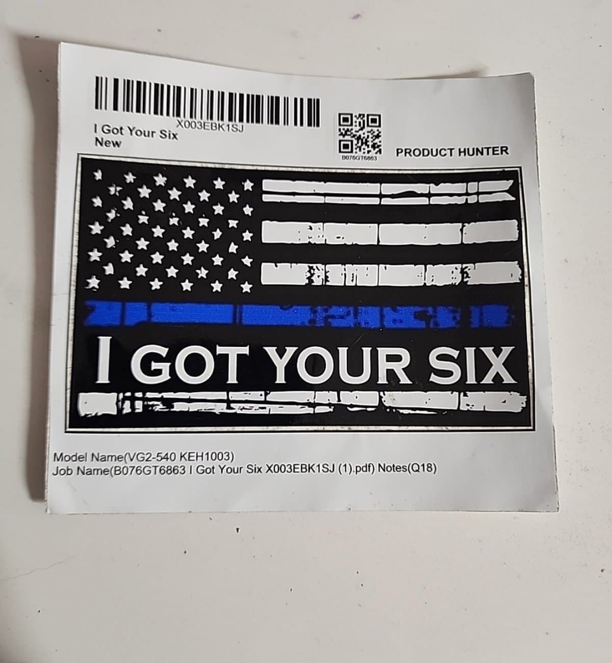 I got your six flag sticker - Thumbnail 3