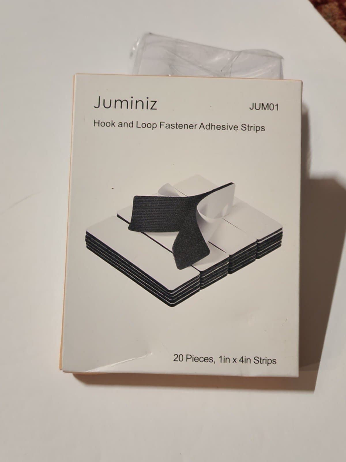 Hook & Loop Adhesive Strips 20ct 1"x4" - Thumbnail 2