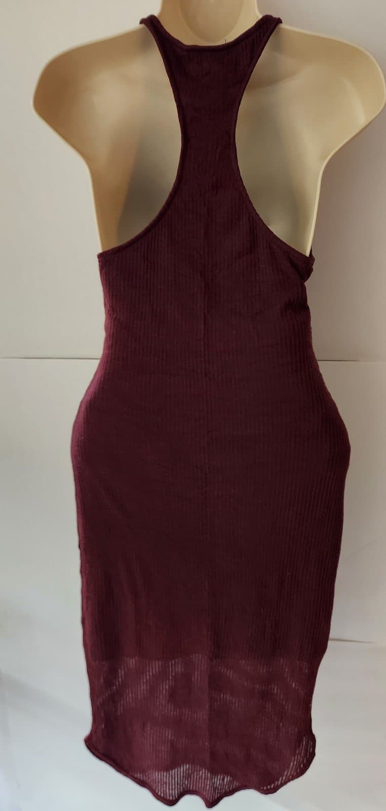 Burgundy dress szS by Sparkle & Fade - Thumbnail 5
