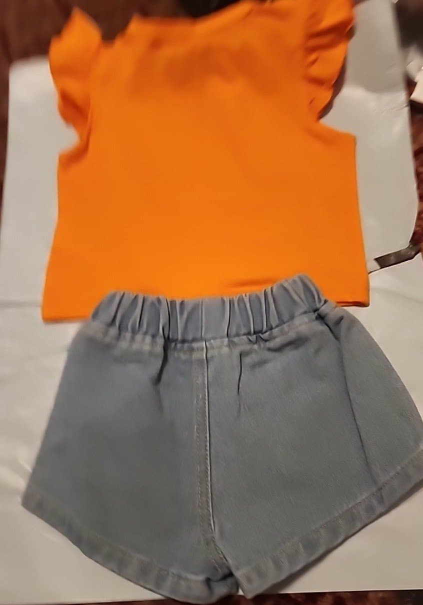 Girls 2pc Summer Outfit sz 12mo - Thumbnail 4