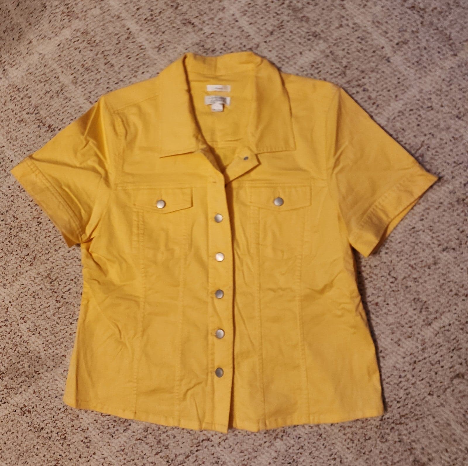 Yellow Blouse sz L by Christopher Banks - Thumbnail 2