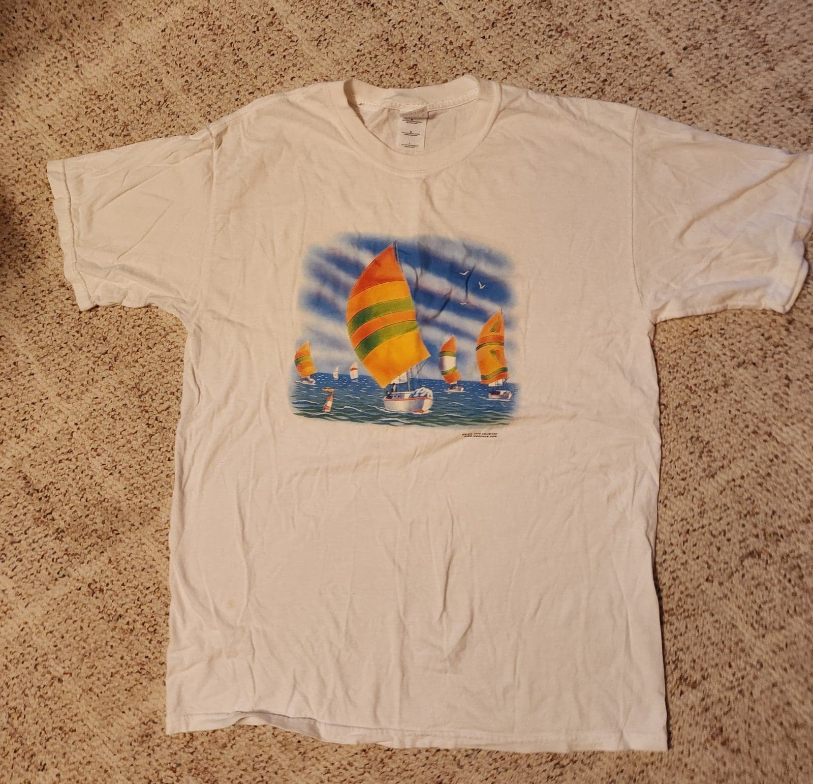 Sailboat T-shirt szL - Thumbnail 2