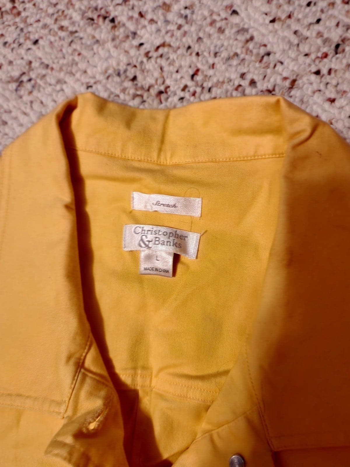 Yellow Blouse sz L by Christopher Banks - Thumbnail 3