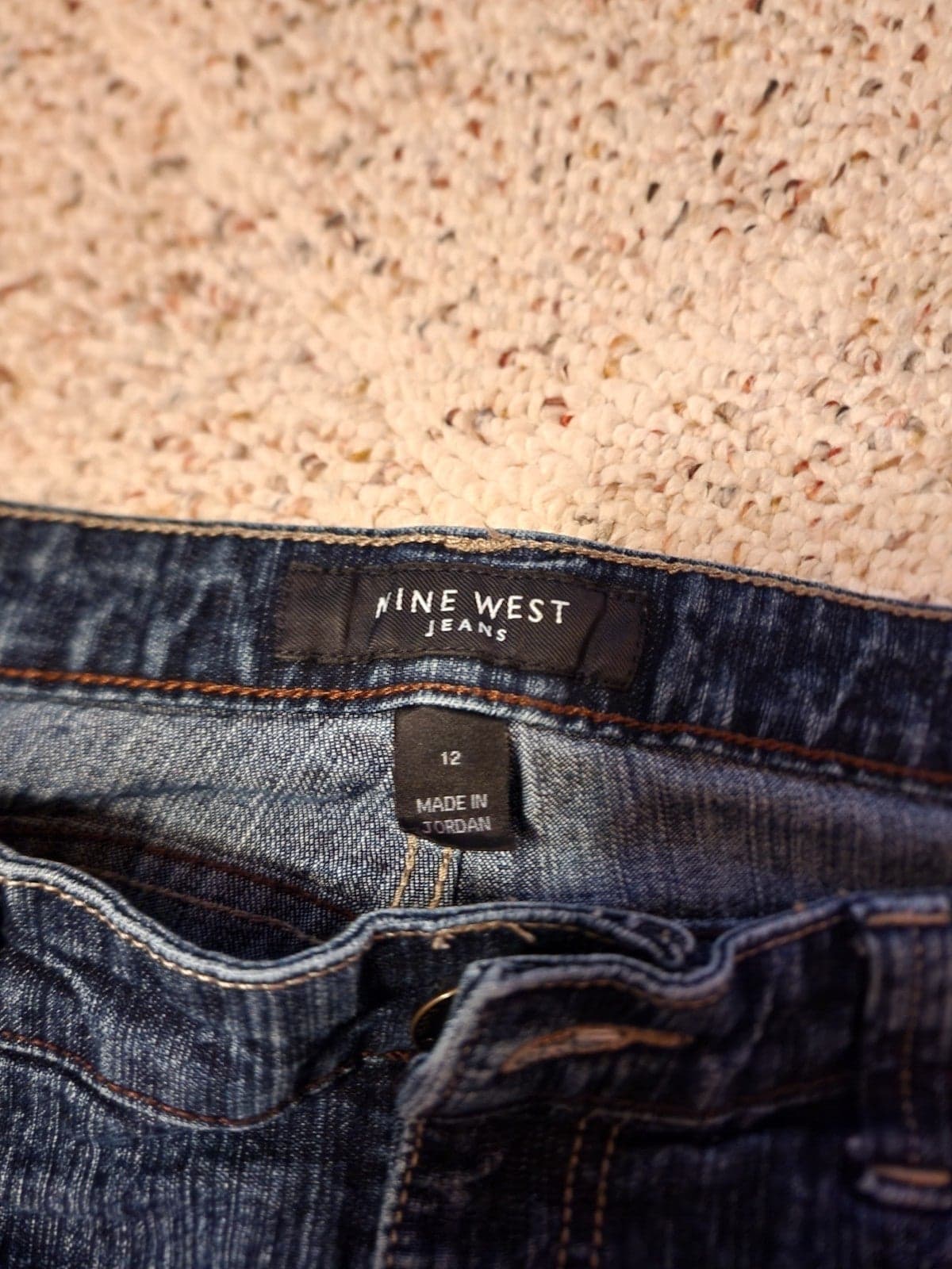 Nine West Jeans stretch flare jeans sz 12 - Thumbnail 3