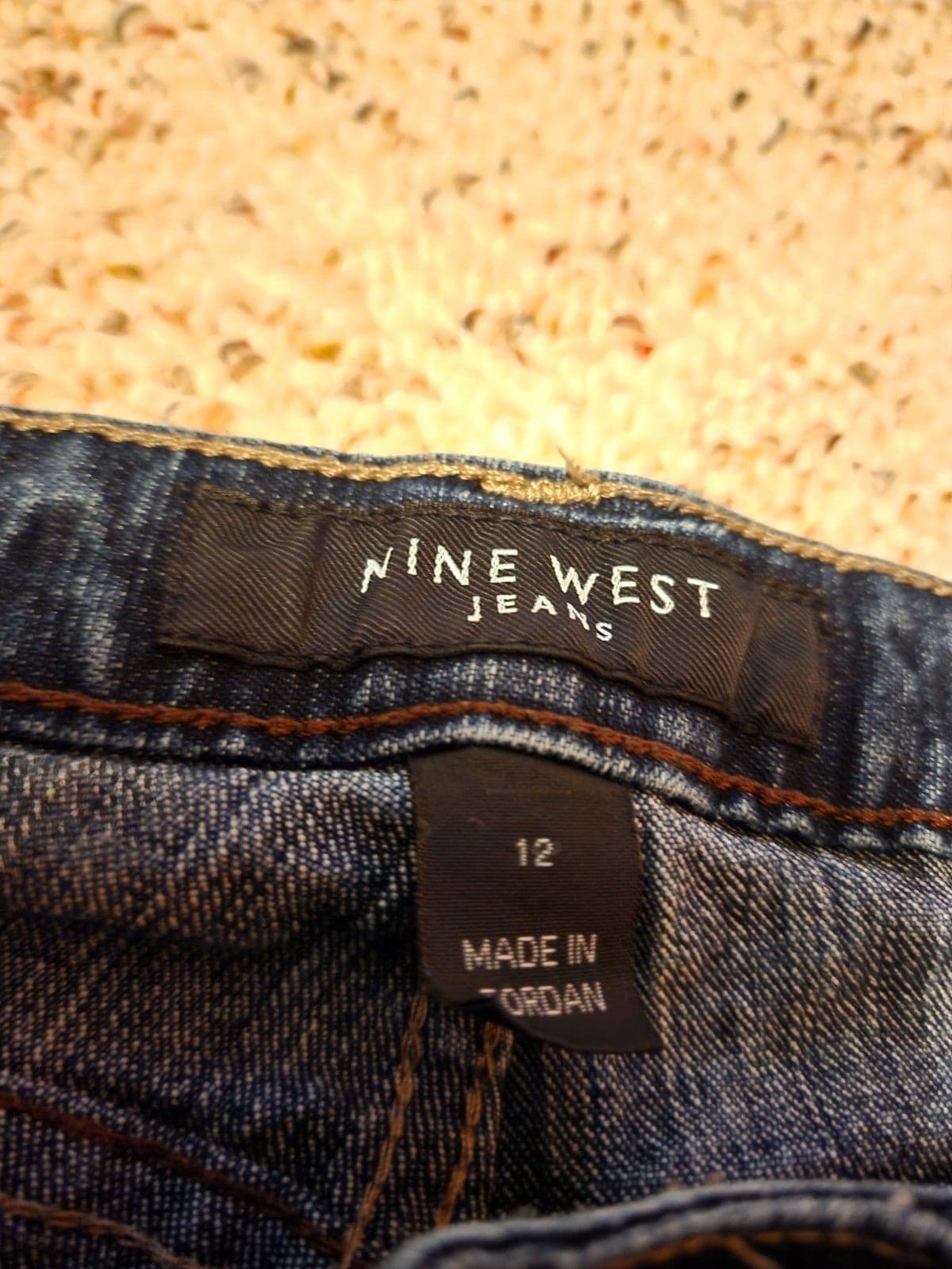 Nine West Jeans stretch flare jeans sz 12 - Thumbnail 2