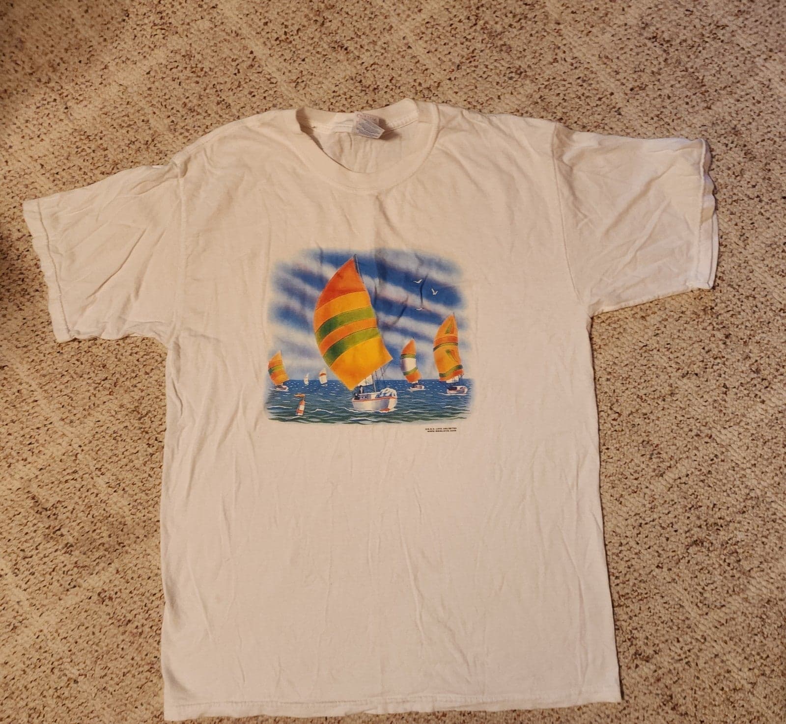 Sailboat T-shirt szL - Thumbnail 3