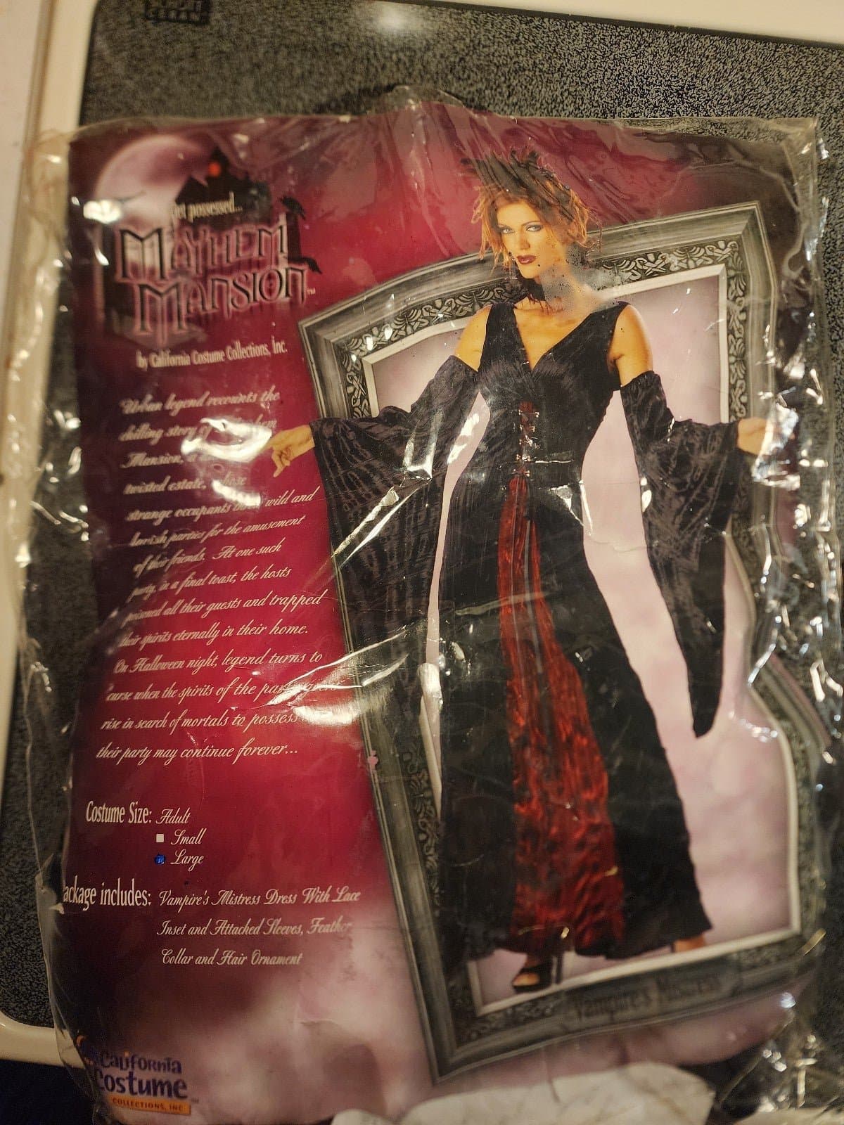 Mayhem Mansion Vampires Mistress Costume sz L - Thumbnail 2