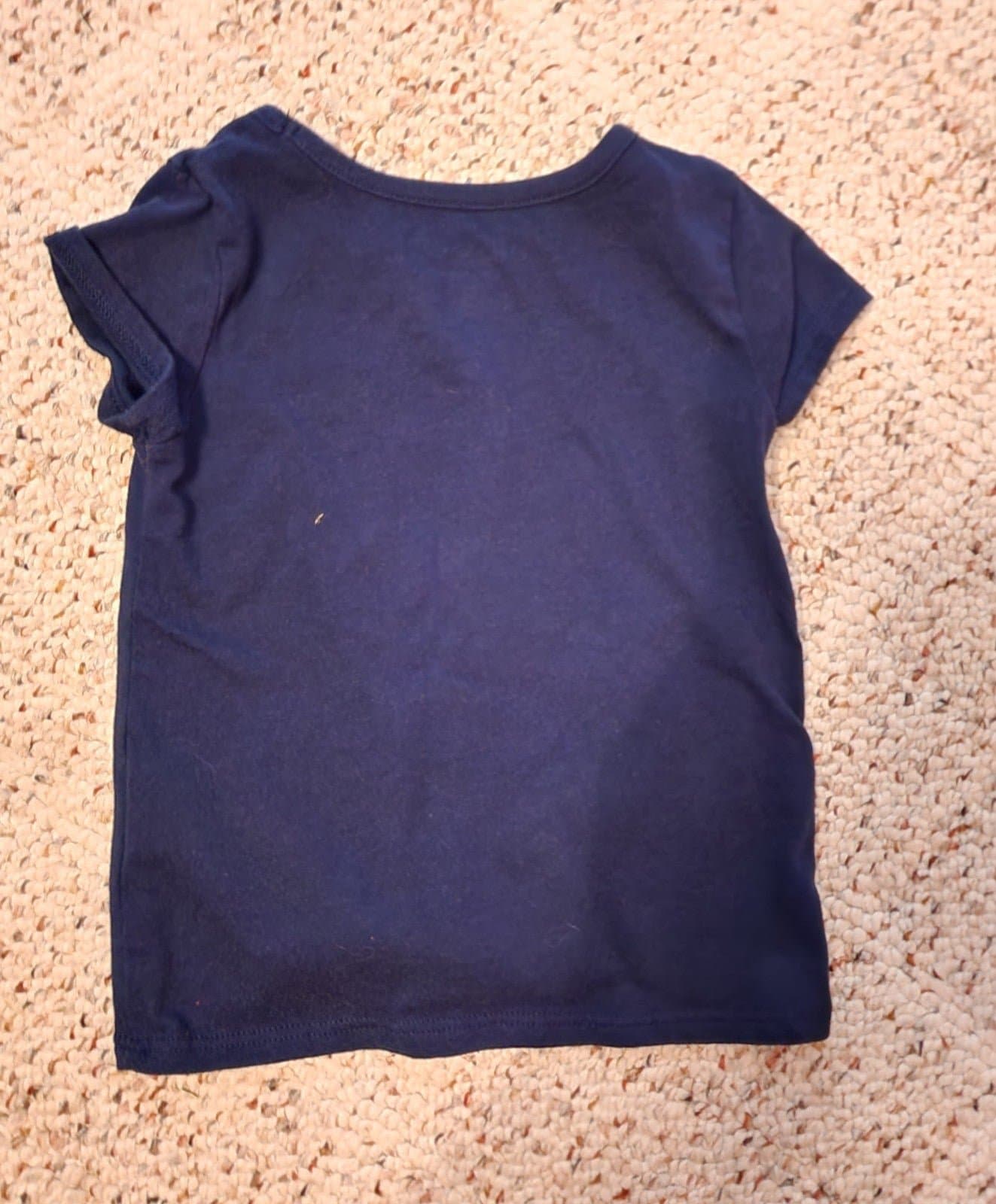 Girls sz 18mo Patriotic "Daddy's Little Firecracker" short sleeve shirt - Thumbnail 3