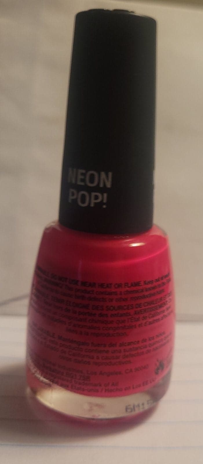 Salon Perfect Hot Pink Nail Polish New - Thumbnail 2