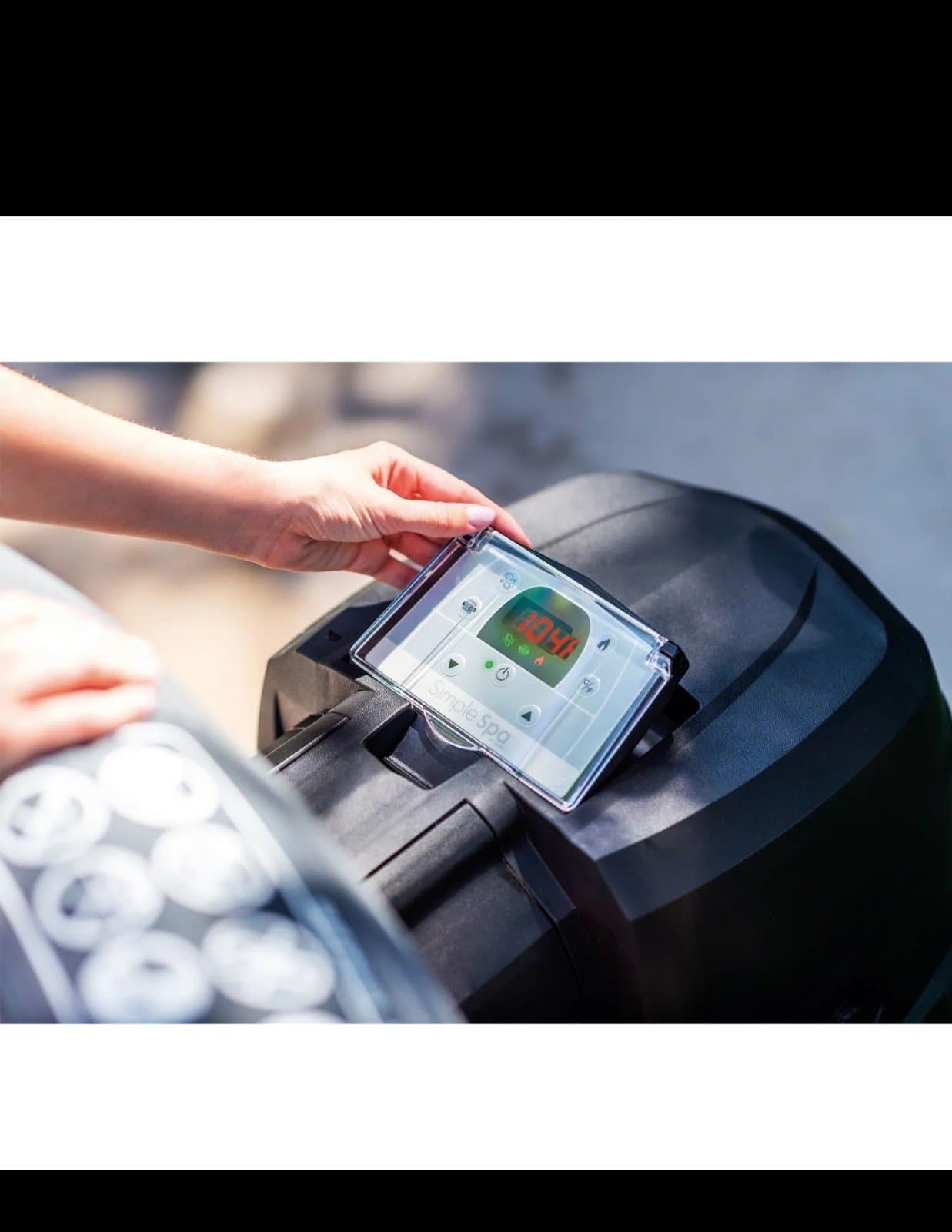 Intex SimpleSpa 4 Person Portable Inflatable Hot Tub Jet Spa with Pump and Cover - Thumbnail 4