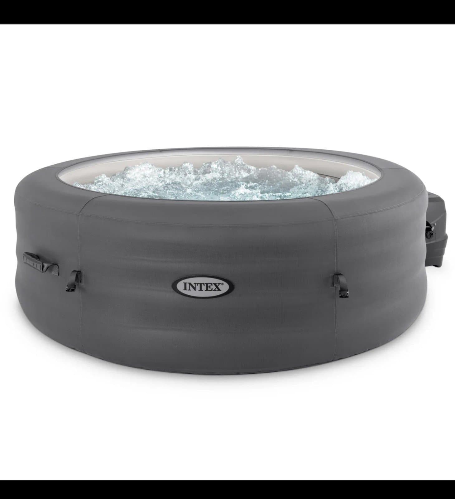 Intex SimpleSpa 4 Person Portable Inflatable Hot Tub Jet Spa with Pump and Cover - Thumbnail 2