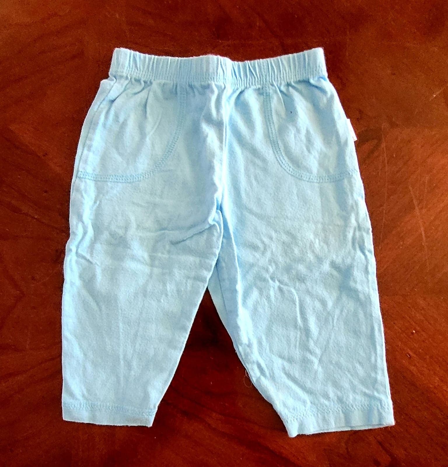 Infant Boys sz 3-6mo light blue pants-Will Bundle! - Thumbnail 2