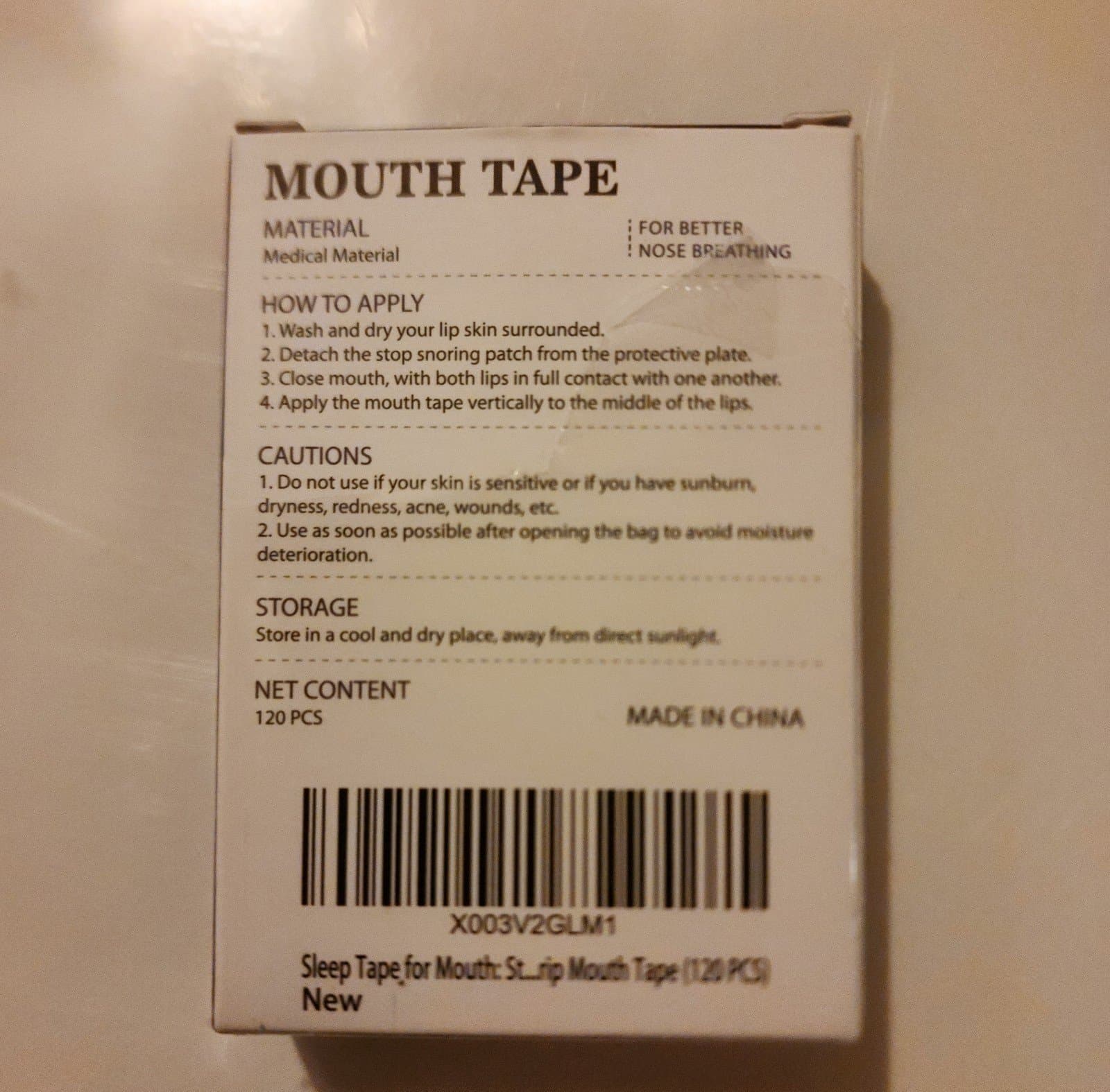 Sleep Strip Tape Advanced Better Nose Improved Breathing - Thumbnail 4