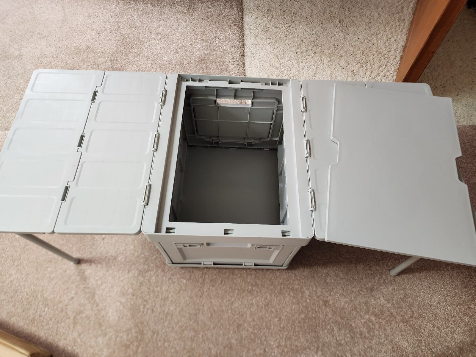 Collapsible Storage Tote/Table - Thumbnail 2