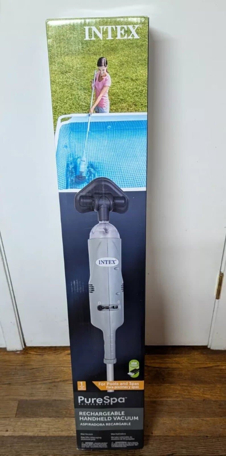 Intex Rechargeable Handheld Swimming Pool Vacuum - D - Thumbnail 2