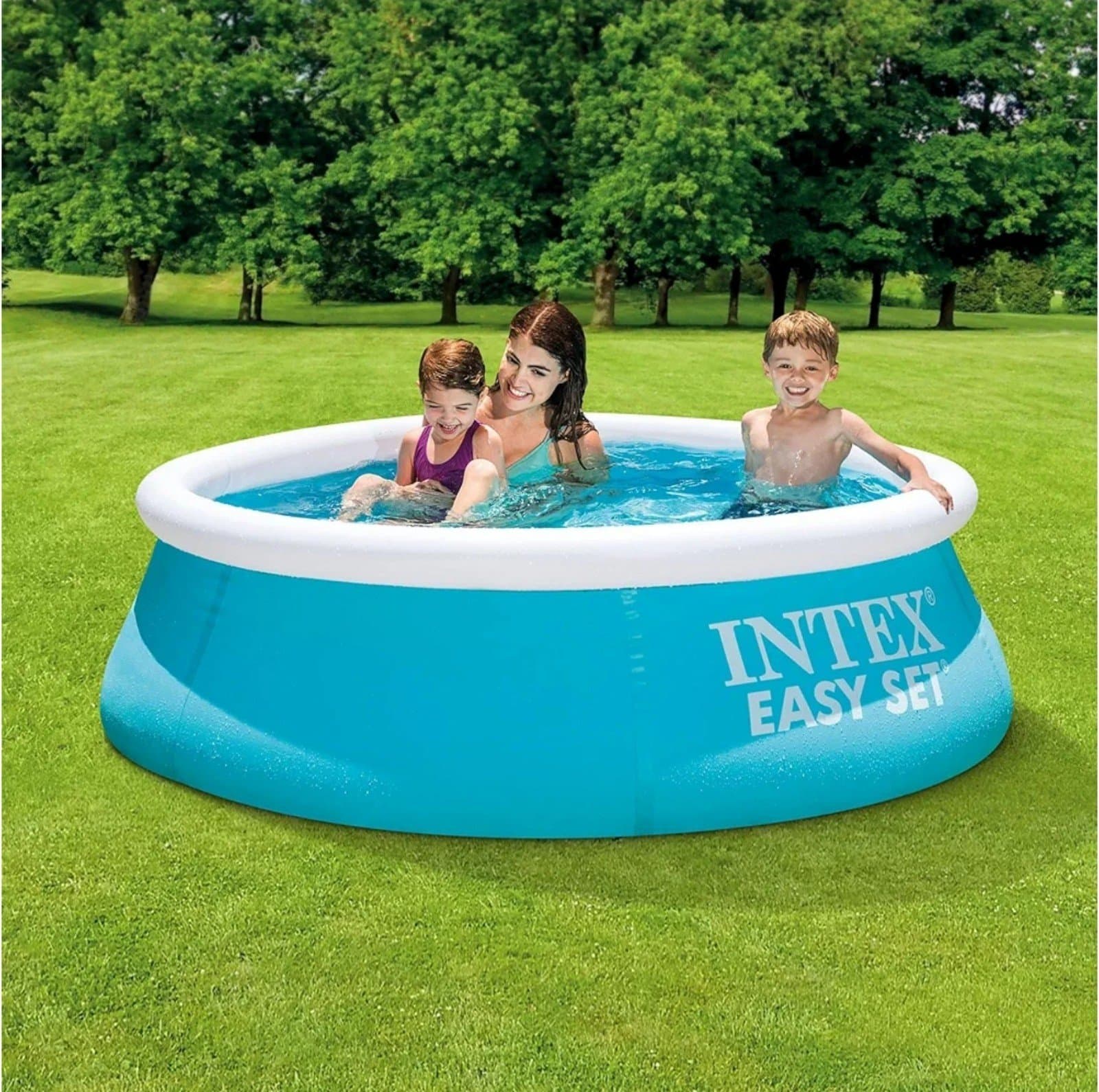Easy Set Inflatable Swimming Pool: 6ft x 20in - Thumbnail 3