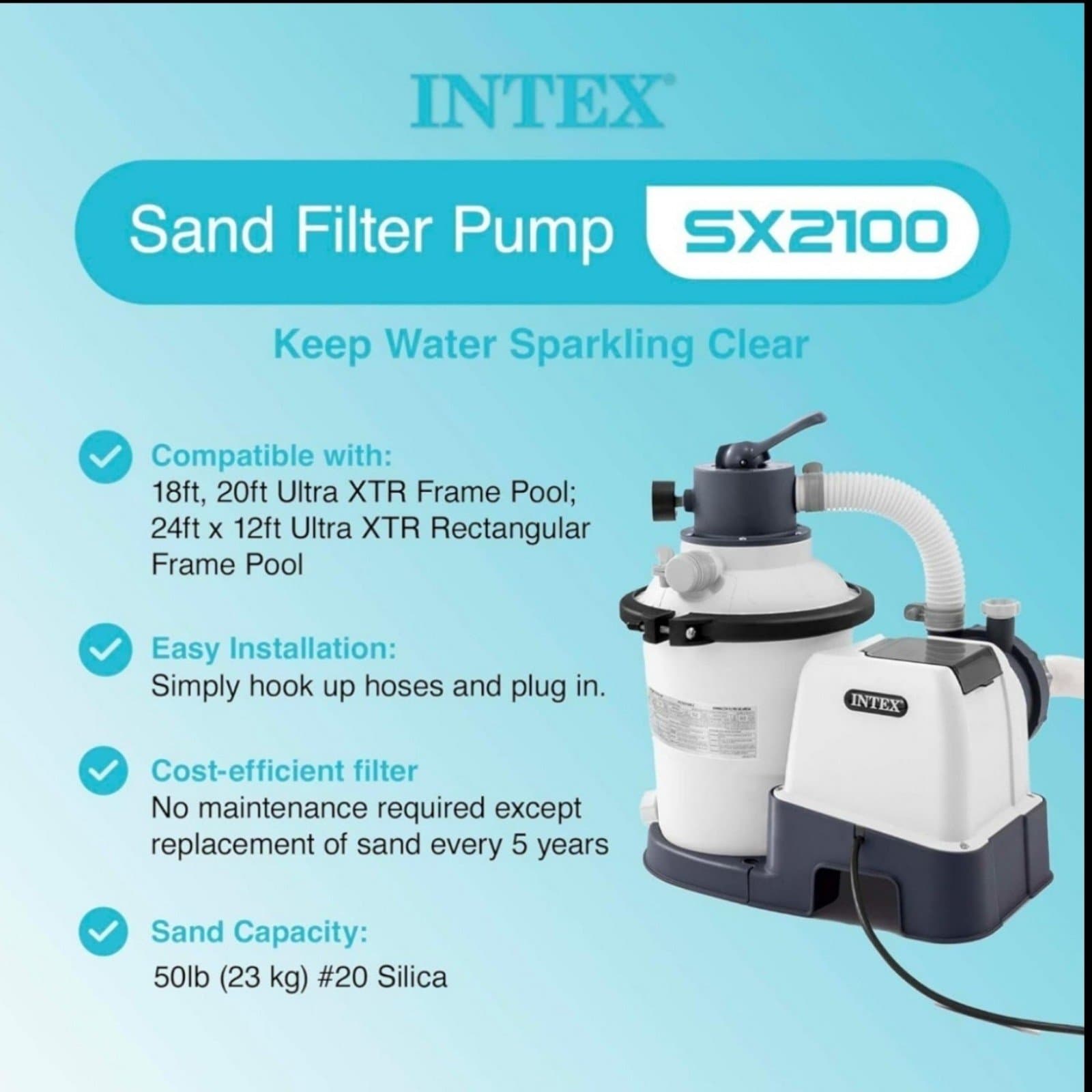 Intex Sand Filter SX2100 - Thumbnail 5
