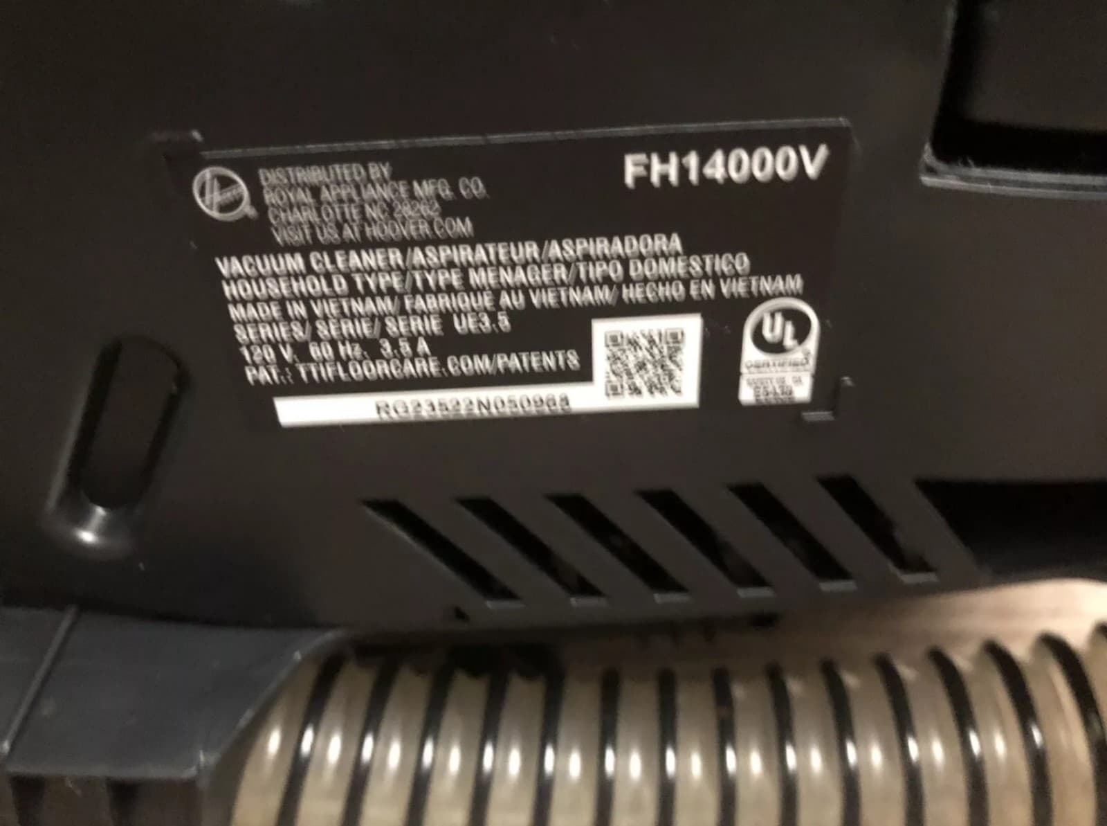 Hoover Clean Slate Vacuum - Thumbnail 5