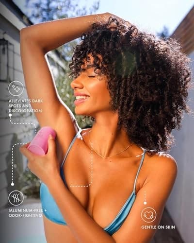 Truly Unicorn Fruit Aluminum Free Deodorant | Cotton Candy Scent | Natural Deodorant for Brighter and Smoother Underarms - 3 Oz - Thumbnail 5