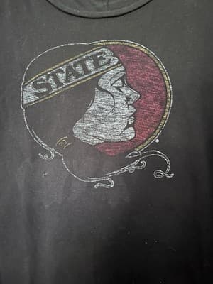 Vintage Florida State Seminoles Spear Logo Tee Womens XL Y2K ’47 Brand FSU Shirt - Thumbnail 2