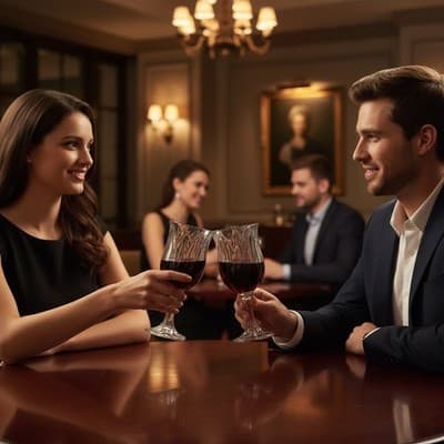 Cristal Goblets, D'Arques-Durand, France, timeless 80’s tulip-inspired crystal - Thumbnail 2