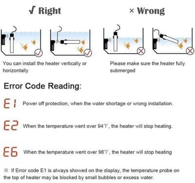 500w Anti Explosion Aquarium Heater With Alarm - Thumbnail 5