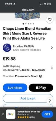 Chaps Ralph Lauren Shirt XXL - Thumbnail 6