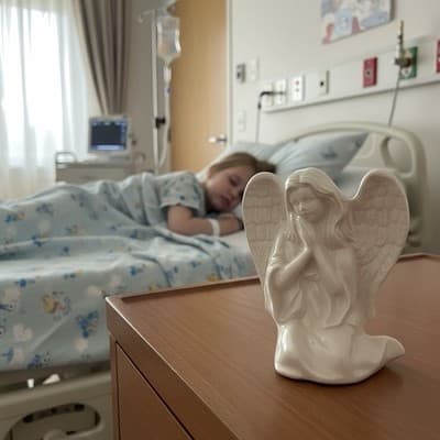 white ceramic angels figurines - Thumbnail 9