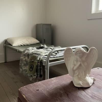 white ceramic angels figurines - Thumbnail 11