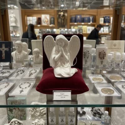 white ceramic angels figurines - Thumbnail 8