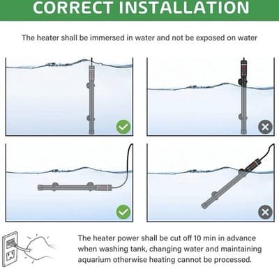500w Anti Explosion Aquarium Heater With Alarm - Thumbnail 7