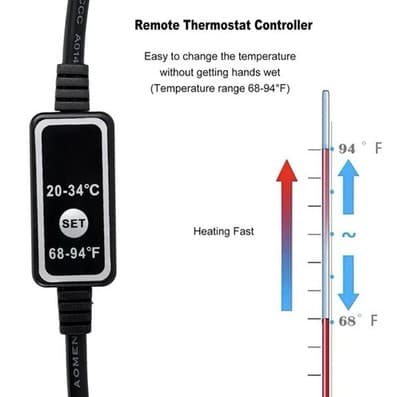 500w Anti Explosion Aquarium Heater With Alarm - Thumbnail 10