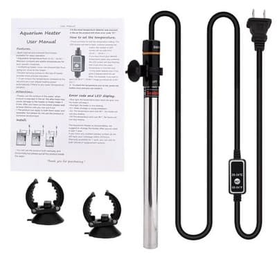 500w Anti Explosion Aquarium Heater With Alarm - Thumbnail 3