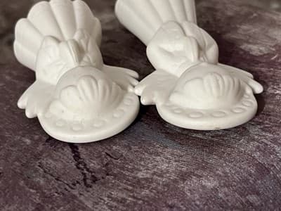 White ceramic angel figurines (set of two) - Thumbnail 6
