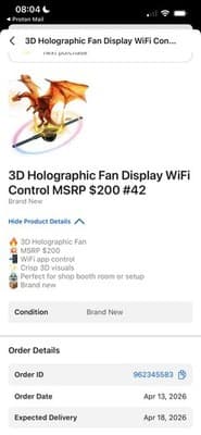 3d holographic fan - Unleash The Dragon Or Advertise Your Goods. So Cool! 😎 - Thumbnail 13