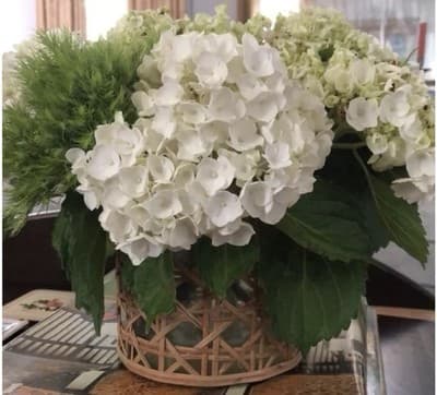 SERENE SPACES LIVING SAIGON CANE WRAPPED GLASS HURRICANE COLLECTION - Thumbnail 2