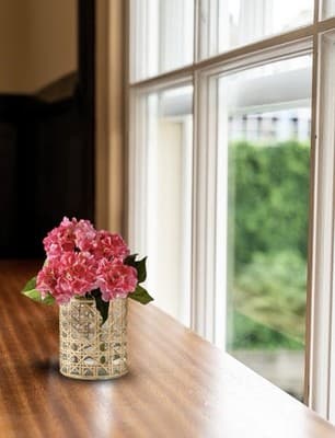 SERENE SPACES LIVING SAIGON CANE WRAPPED GLASS HURRICANE COLLECTION - Thumbnail 6