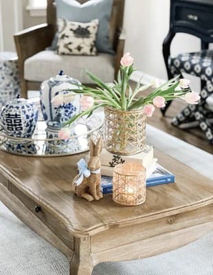 SERENE SPACES LIVING SAIGON CANE WRAPPED GLASS HURRICANE COLLECTION - Thumbnail 3