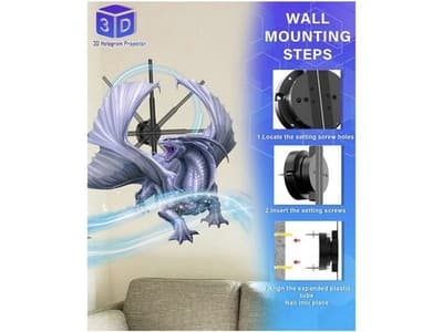 3d holographic fan - Unleash The Dragon Or Advertise Your Goods. So Cool! 😎 - Thumbnail 6