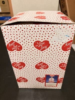 I Love Lucy Snow Globe Original Box Rare Heart Top Vintage Collectible - Thumbnail 5