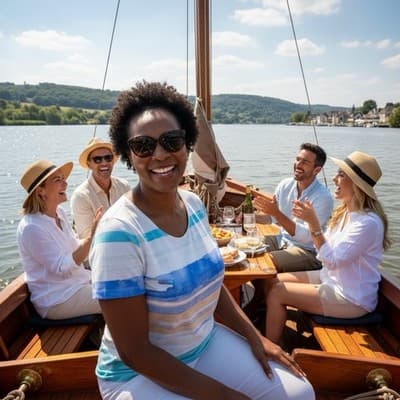 Alfred Dunner Beaded Sequin Palm Tree Knit Short Sleeve Biz cas shirt retail $55 - Thumbnail 6