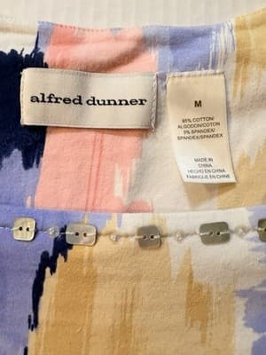 Alfred Dunner Abstract Knit Short Sleeve Square Neck. Retails $45-65 - Thumbnail 3