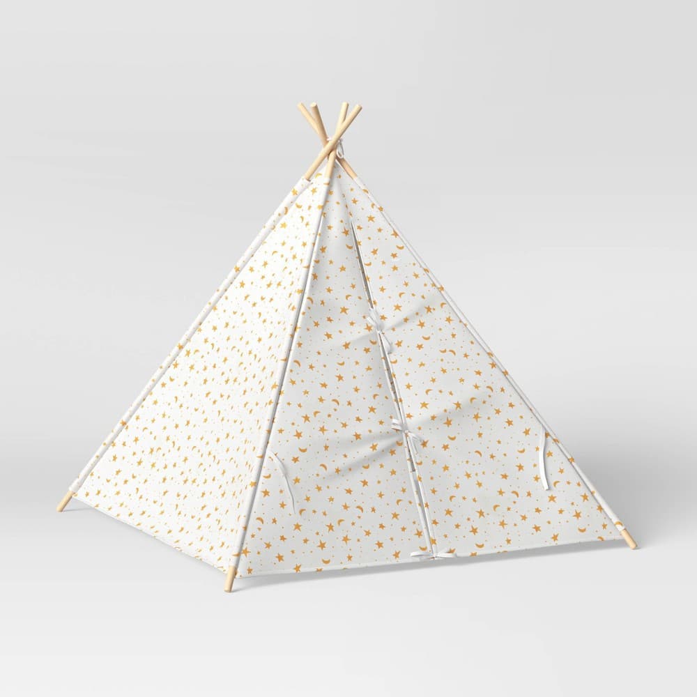 Gold Foil Star Kids' Tent - Pillowfort - Thumbnail 3